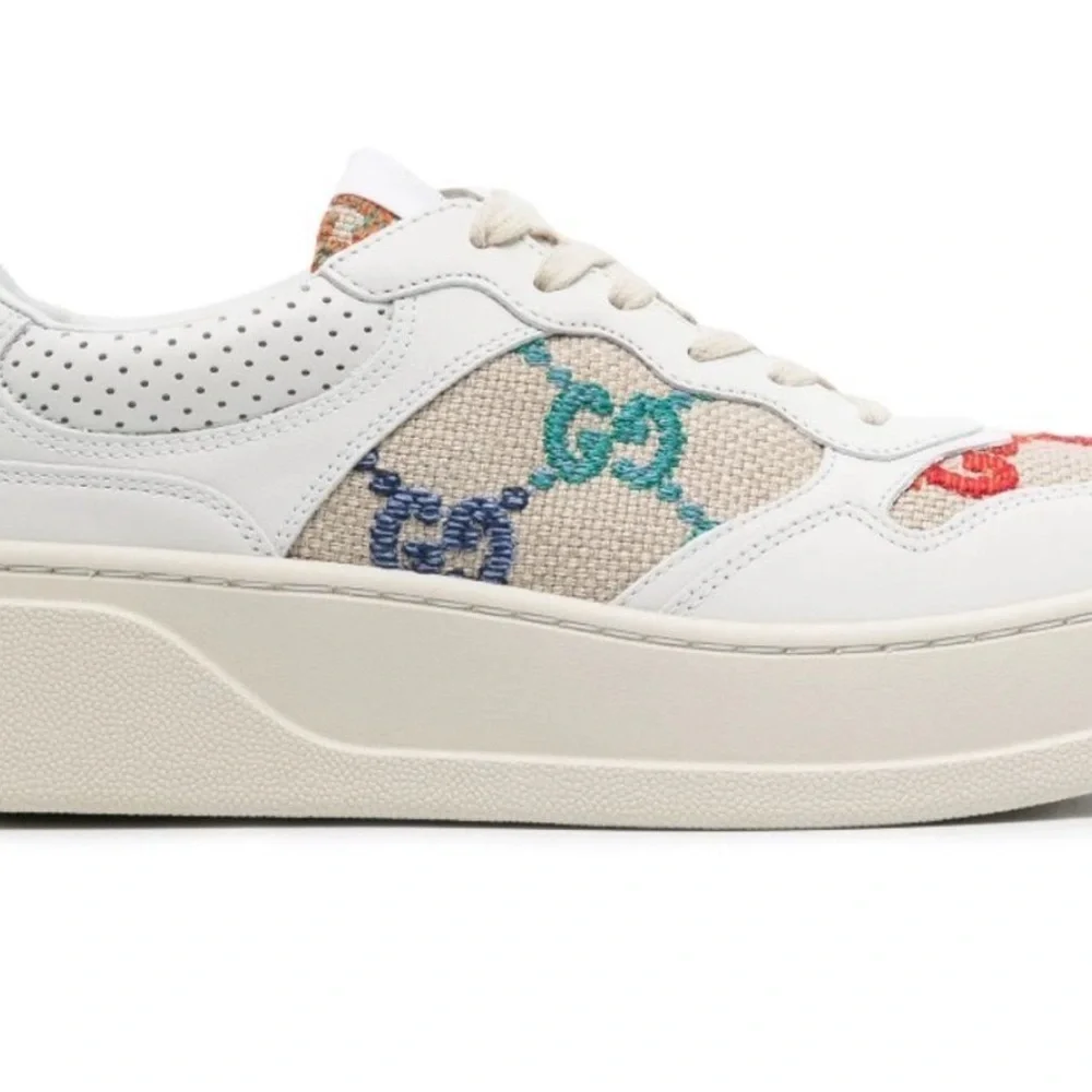 New in box Authentic Gucci Women’s Multicolor GG Canvas Sneakers Women 11
